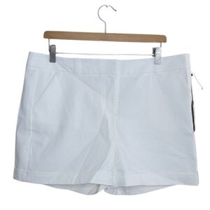 NWT Vince Camuto | Classic New Ivory Cuffed Shorts Size 14 Summer